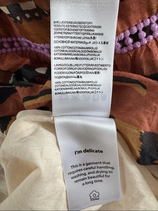 Farm Rio - Ainika Ruffled Mini Dress Small - Picture 6 of 6